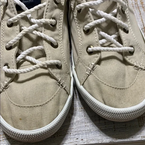 Sperry Beige Boat Sneakers - Picture 6 of 6